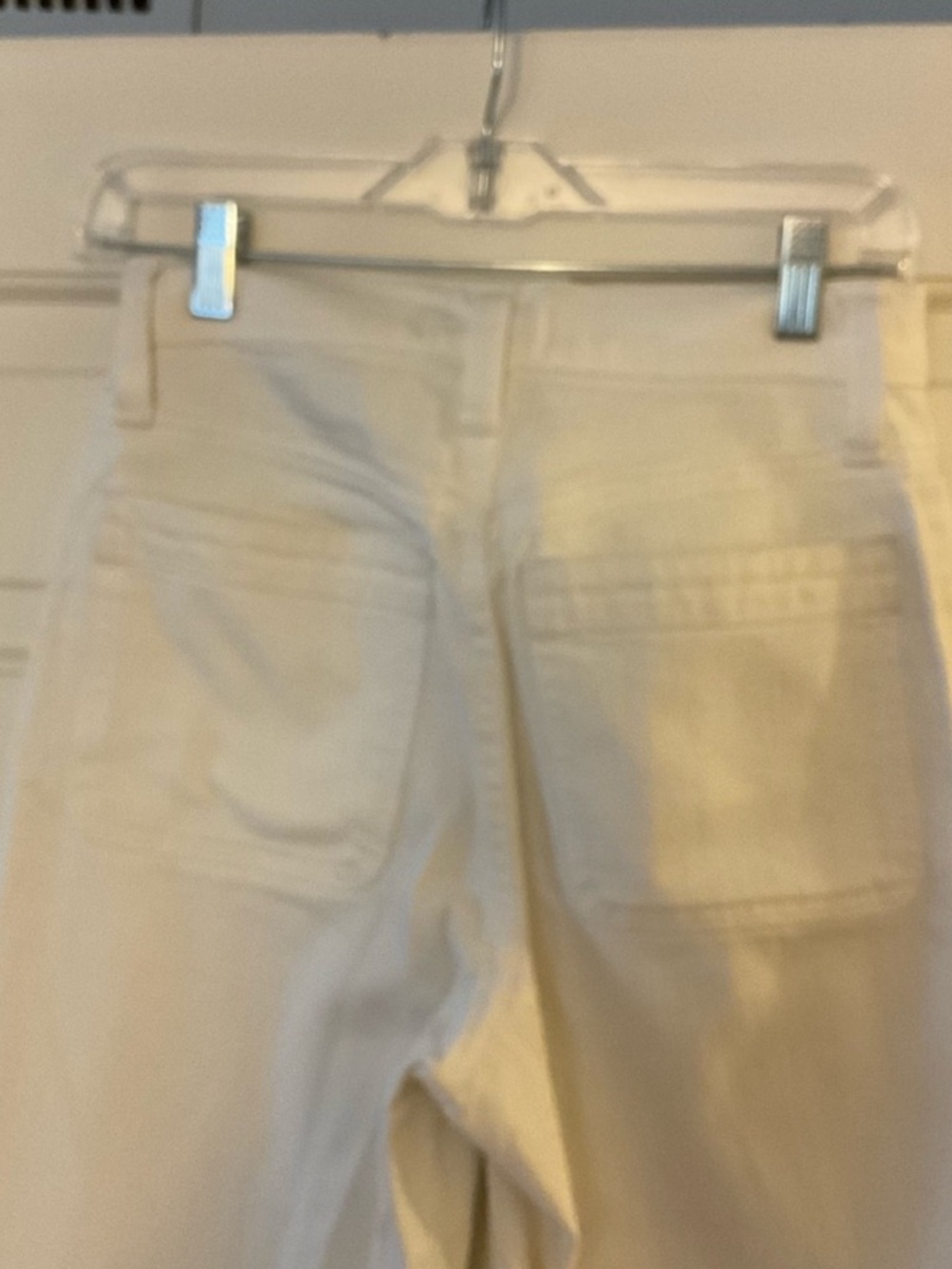 Madewell The Darted Barrel-Leg Jean Vintage Canvas Ecru Rigid Denim Size 26 NWT - Picture 3 of 5